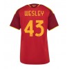 AS Roma Wesley Franca #43 Hjemmedrakt Kvinner 2026-27 Kortermet
